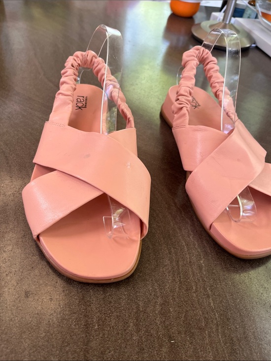 Nordstrom Rack Shoes - Comfort Crisscross Slingback Sandals in Blush Pink